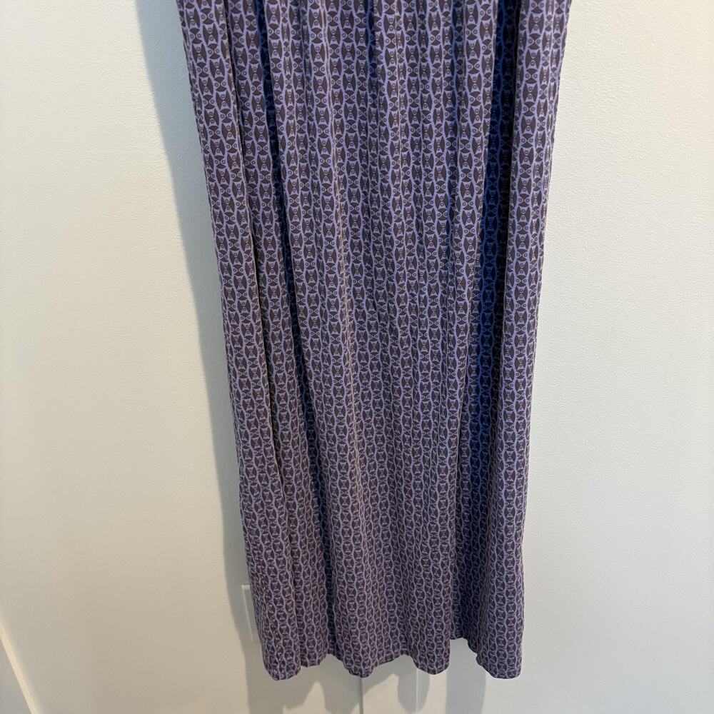 Fresh Produce Dress Women Large Purple Geometric Boho Maxi Tank Sleeveless USA - Picture 4 of 11